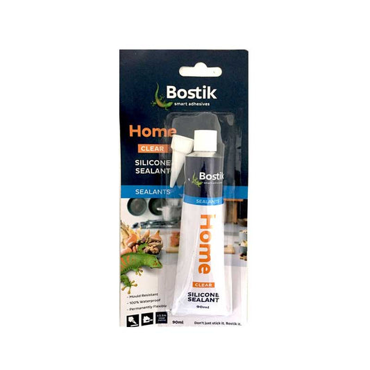BOSTIK Home Silicone Sealant Clear 90ml - Premium Hardware Glue & Adhesives from BOSTIK - Just R 68! Shop now at Securadeal