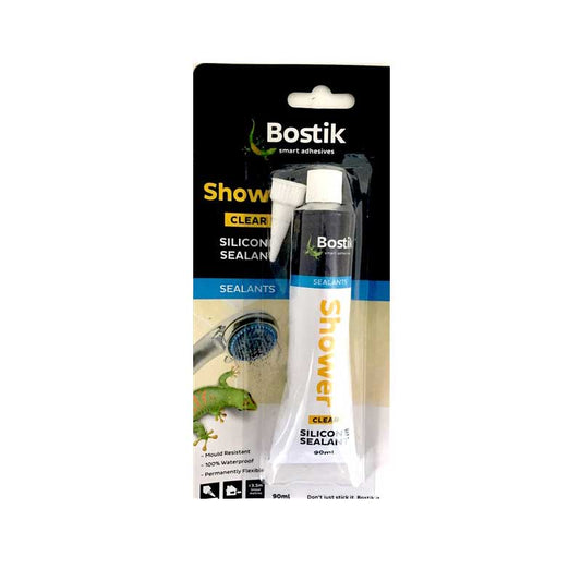 BOSTIK Shower Sanitary Silicone Sealant Clear 90ml - Premium Hardware Glue & Adhesives from BOSTIK - Just R 67! Shop now at Securadeal