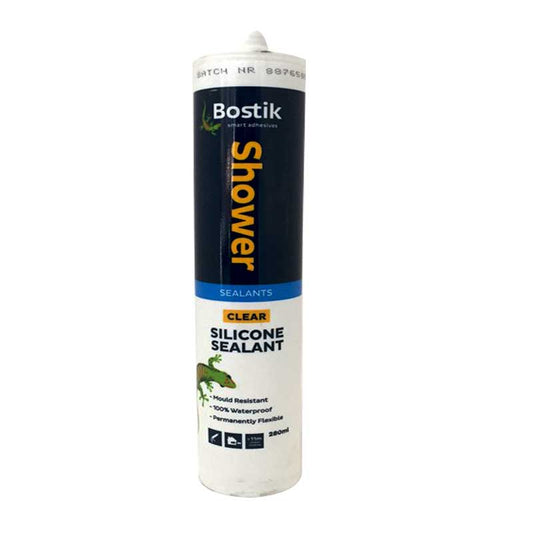 BOSTIK Shower Sanitary Silicone Sealant Clear 280ml - Premium Hardware Glue & Adhesives from BOSTIK - Just R 118! Shop now at Securadeal