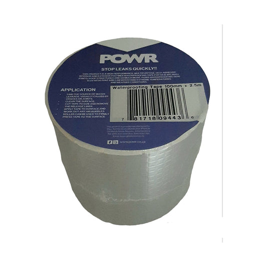 POWR Waterproofing Tape Premium Grade 100mm X 2.5m - Premium Tape from POWR - Just R 88.41! Shop now at Securadeal