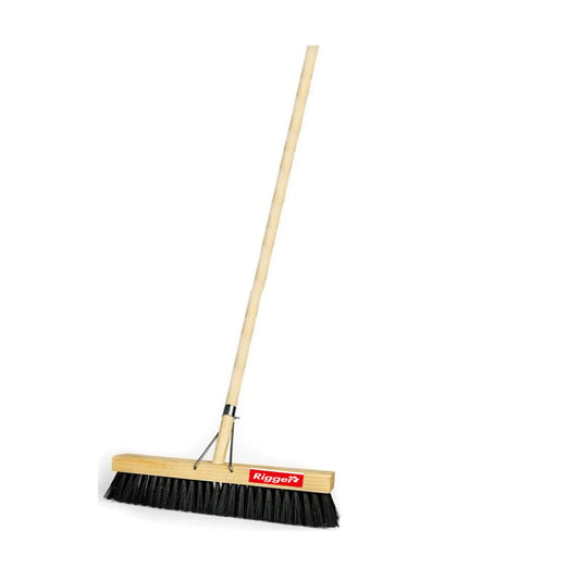 RIGGER Broom Platform Soft Black 450mm Wooden Handle - Premium Cleaning Products from Rigger - Just R 86! Shop now at Securadeal