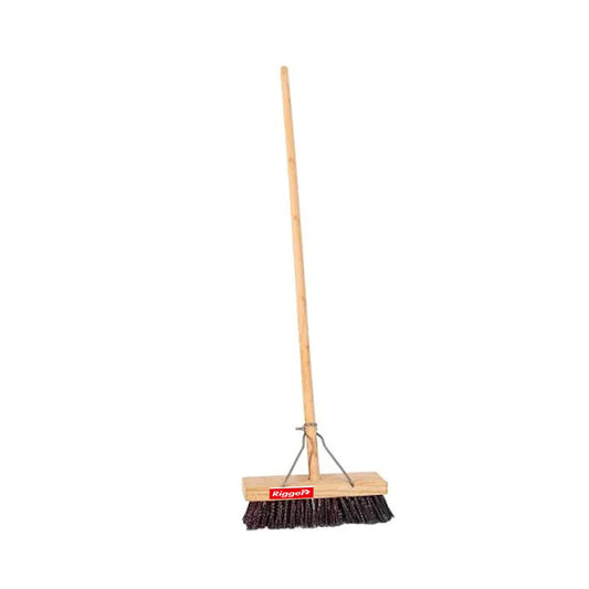 RIGGER Gutter Broom 380mm PVC Bracket Wooden Handle - Premium Brooms from Rigger - Just R 130! Shop now at Securadeal