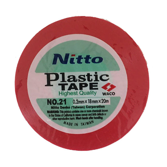 NITTO Insulation Tape Red 20m - Premium Tape from NITTO - Just R 28! Shop now at Securadeal