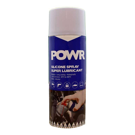 Lubricant Silicone Spray 400ml Powr - Premium Lubricant from POWR - Just R 50! Shop now at Securadeal