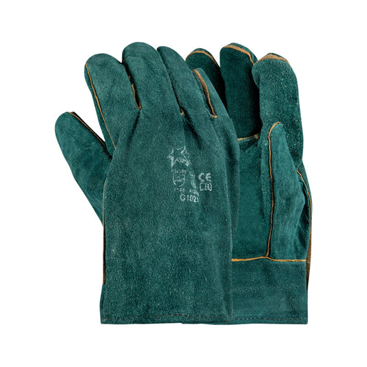 PIONEER SAFETY Heat Resistant Chrome Leather Gloves Green 2" Cuff G023 - Premium Gloves from Pioneer Safety - Just R 50! Shop now at Securadeal