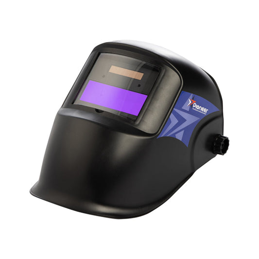 PIONEER WELDING Helmet Black Auto Darken Not Adjustable - Premium Welding Accessories from PIONEER WELDING - Just R 312.50! Shop now at Securadeal