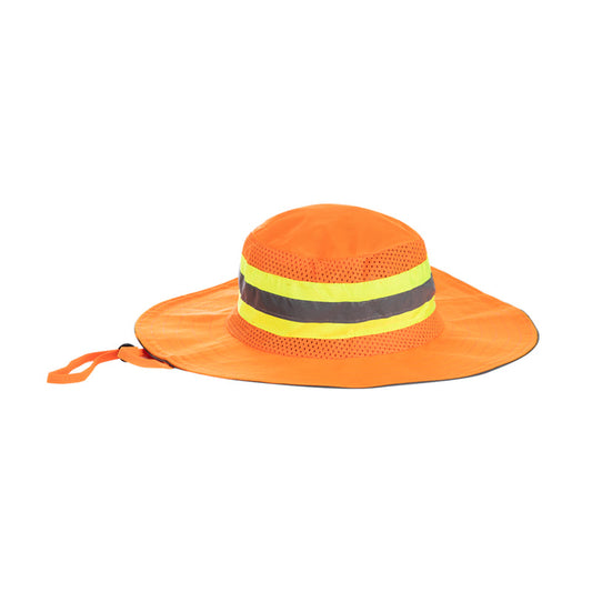 PIONEER SAFETY Bush Hat High Visibilty With Reflective Tape Orange - Premium clothing from Pioneer Safety - Just R 95.44! Shop now at Securadeal