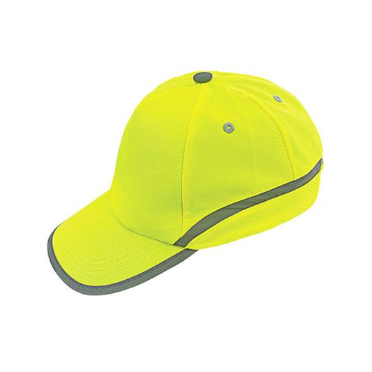 PIONEER SAFETY Cap High Visibility With Reflective Tape Lime - Premium clothing from Pioneer Safety - Just R 81.06! Shop now at Securadeal