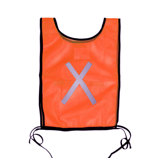 PIONEER SAFETY Bib Reflective Fluorescent Orange - Premium clothing from Pioneer Safety - Just R 21! Shop now at Securadeal