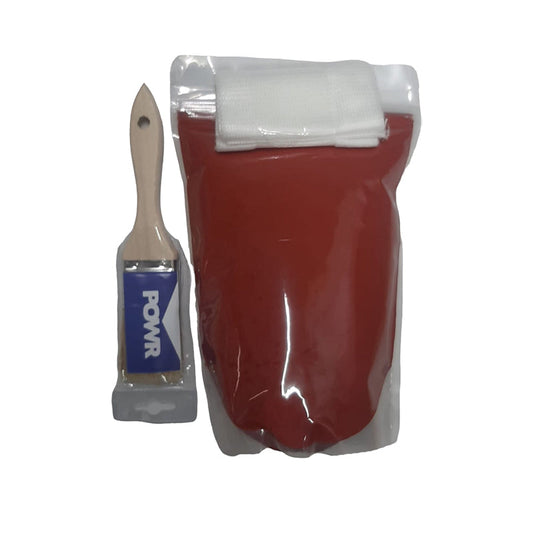 POWR RUBBER SEAL Waterproofing Kit All Purpose Terracotta 1 Litre - Premium Hardware Glue & Adhesives from POWR - Just R 100.74! Shop now at Securadeal