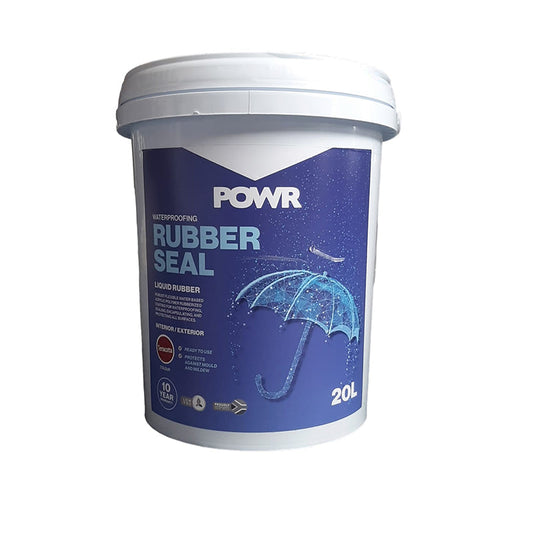 POWR Rubber Seal Waterproof Coating Terracotta 20 Litre - Premium Hardware Glue & Adhesives from POWR - Just R 1267.64! Shop now at Securadeal