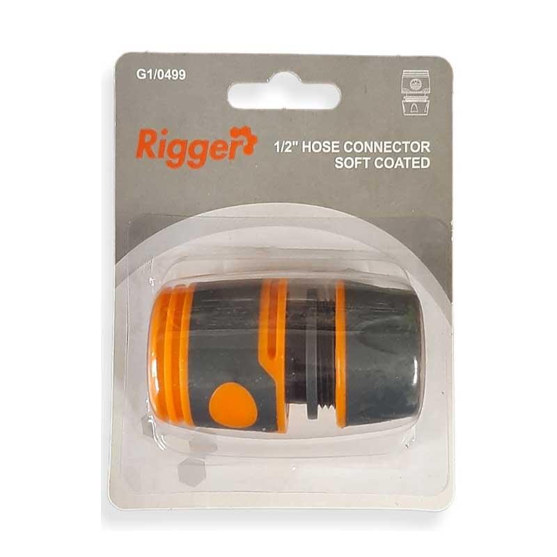 RIGGER Garden Hose Connector 12mm - 1/2" H20010 Softgrip - Premium gardening from Rigger - Just R 17! Shop now at Securadeal