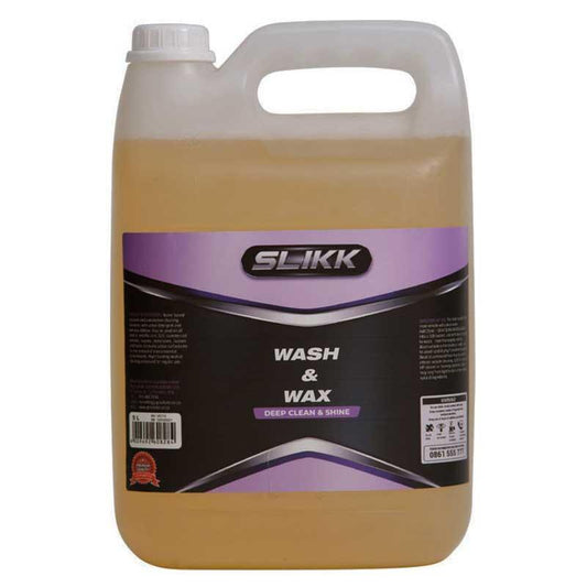 SLIKK Wash & Wax Car Shampoo 5 Litre - Premium Cleaning Products from Gravitate - Just R 142! Shop now at Securadeal