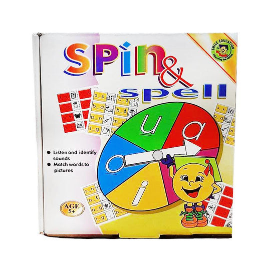 SMILE EDUCATION TOYS Spin & Spell English Age 5+ - Premium toys from Smile Educational Toys - Just R 70! Shop now at Securadeal