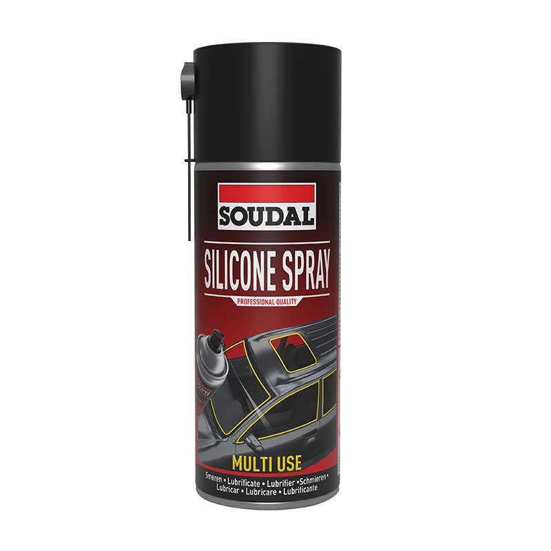SOUDAL Lubricant Silicone Spray Transparent 400ml - Premium Hardware from SOUDAL - Just R 78! Shop now at Securadeal