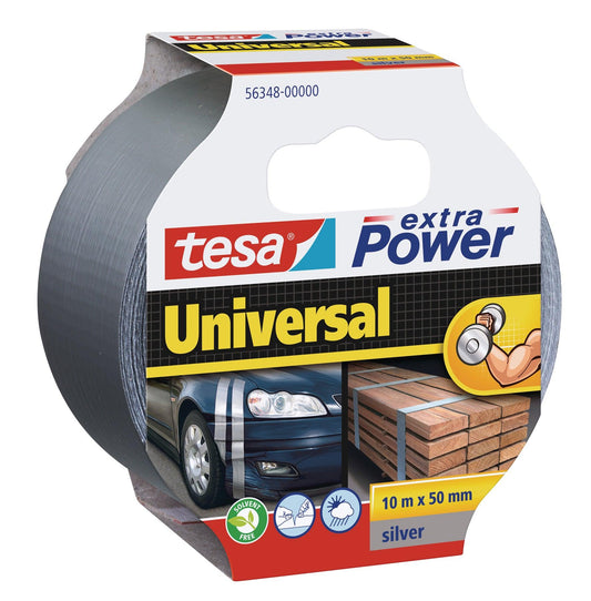 TESA Duct Tape Extra Power Universal 10m x 50mm Grey - Premium Hardware from TESA - Just R 94! Shop now at Securadeal