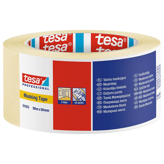 TESA General Purpose Masking Tape 50m x 50mm - Premium Hardware from TESA - Just R 78! Shop now at Securadeal