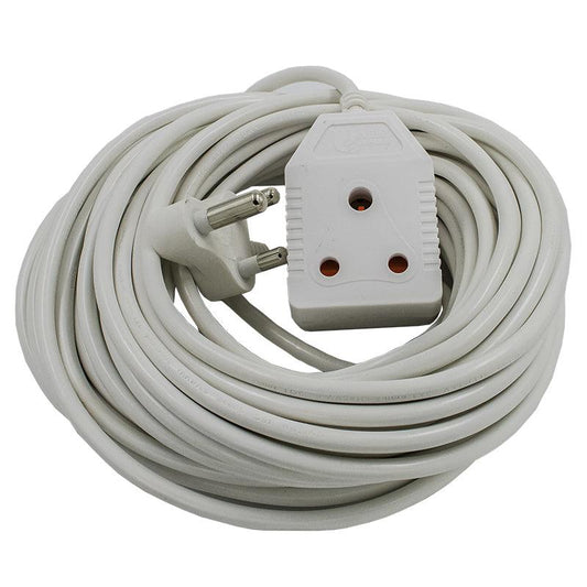 UNITED ELECTRICAL 15 Metre Extension Cord White 10 amp - Premium Electrical Cord from United Electrical - Just R 318! Shop now at Securadeal