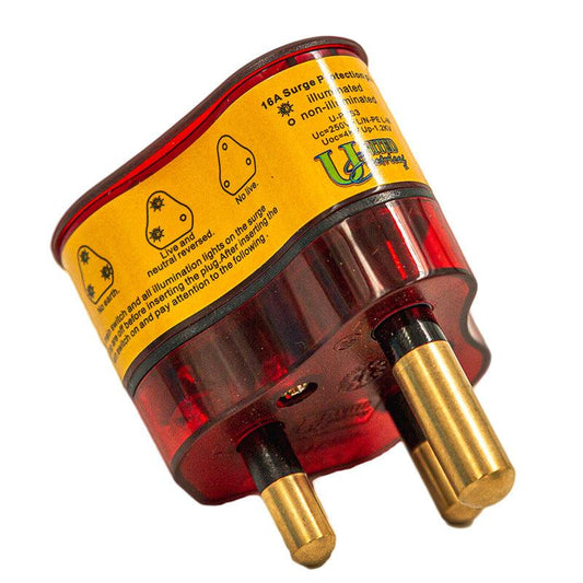 UNITED ELECTRICAL 16 Amp Surge Protection Plug Top - Premium Plug Tops from United Electrical - Just R 92! Shop now at Securadeal