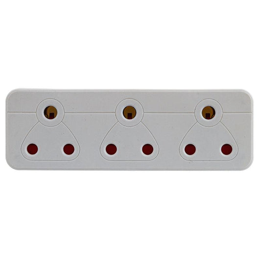 UNITED ELECTRICAL 3 pin 3 Way Adaptor (R20) - Premium Adaptors from United Electrical - Just R 38! Shop now at Securadeal
