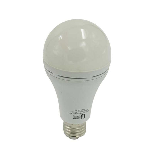 UNITED ELECTRICAL 9 Watt ES Rechargeable LED Bulb Cool White - Premium lighting from United Electrical - Just R 66! Shop now at Securadeal