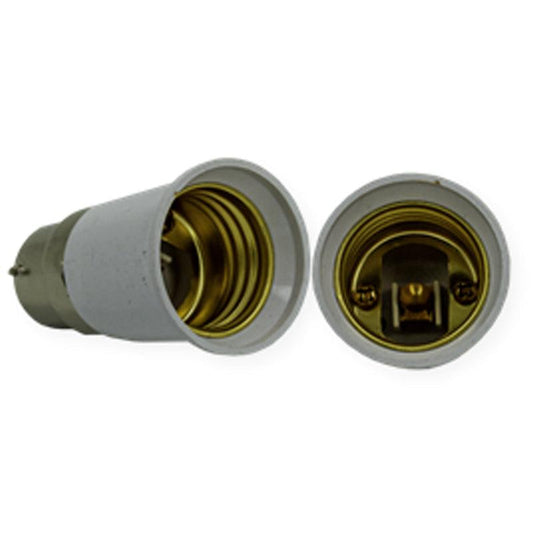 UNITED ELECTRICAL B22 To E27 Adaptor - Premium Adaptors from United Electrical - Just R 10! Shop now at Securadeal