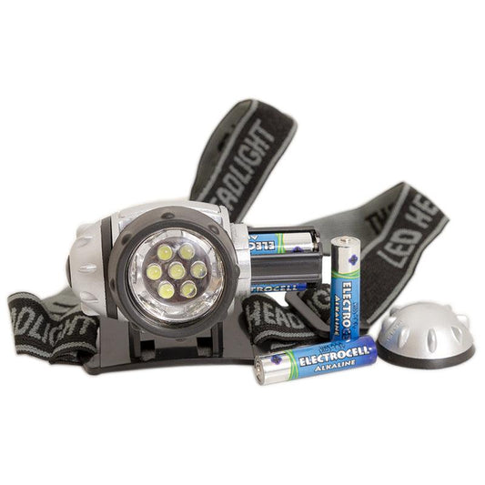UNITED ELECTRICAL Rubber Torch Headlamp 7 LED - Premium Torch from United Electrical - Just R 59! Shop now at Securadeal