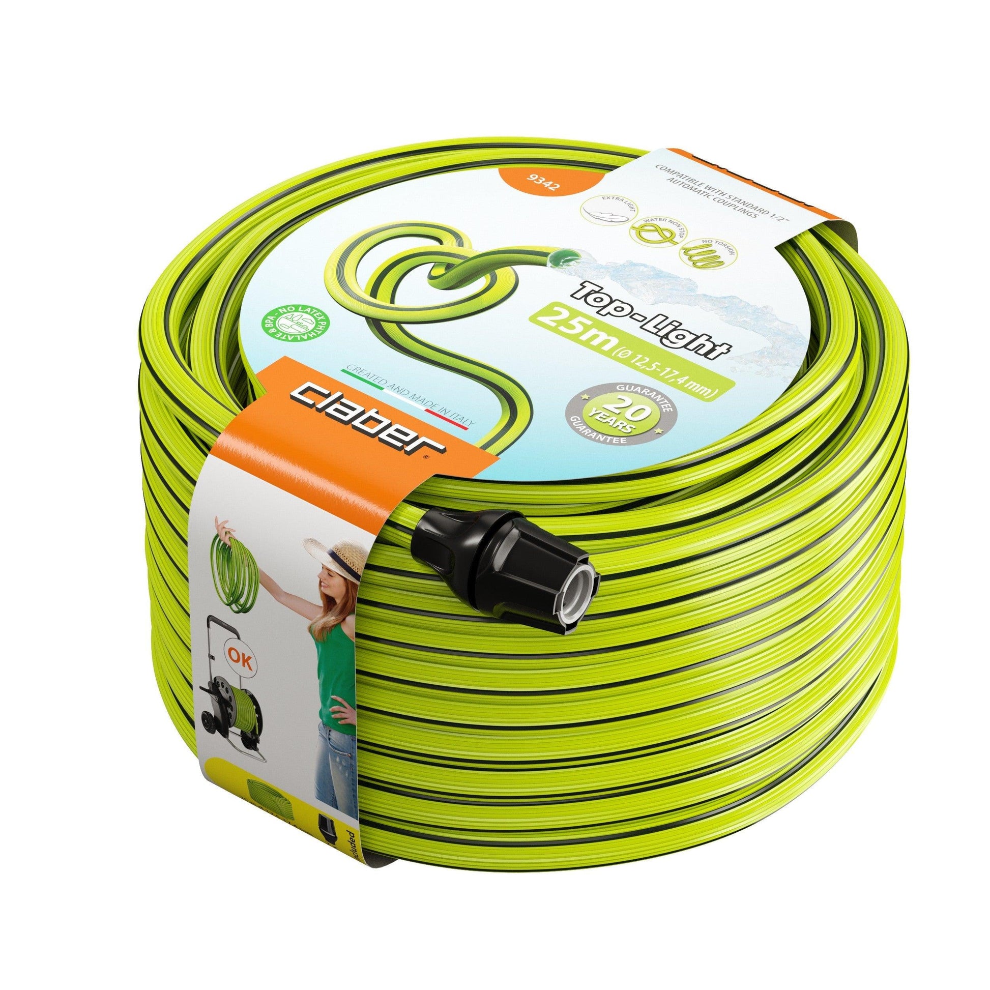 CLABER ½” Top-Light Lightweight Hose 25m With Connectors - Premium Garden Hose from CLABER - Just R 1104! Shop now at Securadeal