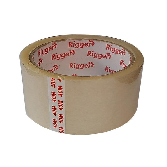 Clear Packaging Tape  48mm x 40mt - Premium Packing Tape from Rigger - Just R 12! Shop now at Securadeal