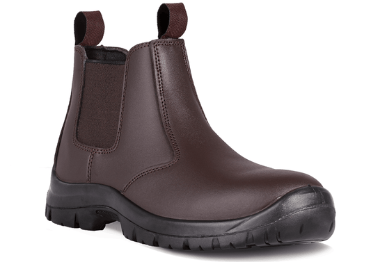 DOT Chelsea Safety Men's Boot Brown - Premium Apparel & Accessories from DOT Footwear - Just R 585! Shop now at Securadeal