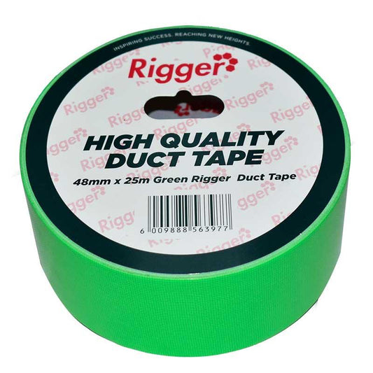 Duct Tape Green 48mm x 25 MT - Premium Tape from Rigger - Just R 43! Shop now at Securadeal