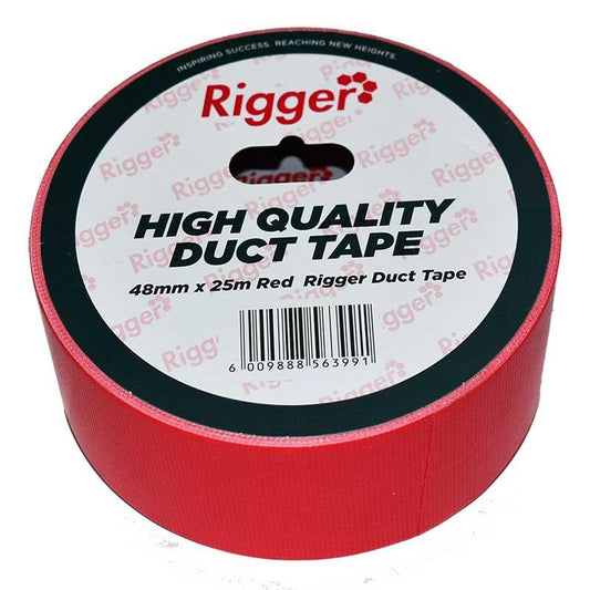 Duct Tape Red 48mm x 25 MT - Premium Tape from Rigger - Just R 43! Shop now at Securadeal