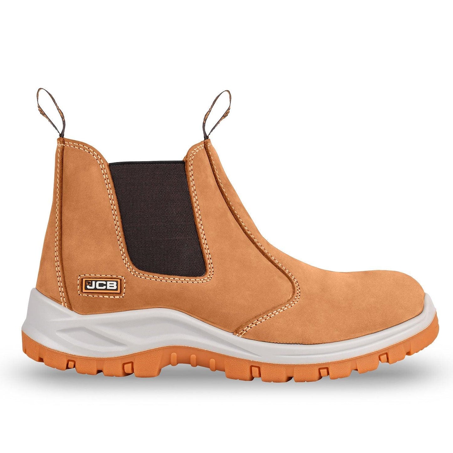 JCB Chelsea Tan Nubuck Steel Toe Men's Boot Including Free High Quality Work Gloves - Premium Safety Boots from JCB Footwear - Just R 1147! Shop now at Securadeal