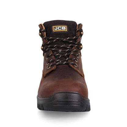 JCB Holton Hiker Brown Steel Toe Men's Boot Including Free High Quality Work Gloves - Premium Safety Boots from JCB Footwear - Just R 1205! Shop now at Securadeal