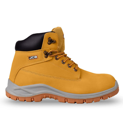 JCB Holton Hiker Honey Nubuck Steel Toe Men's Boot Including Free High Quality Work Gloves - Premium Safety Boots from JCB Footwear - Just R 947! Shop now at Securadeal