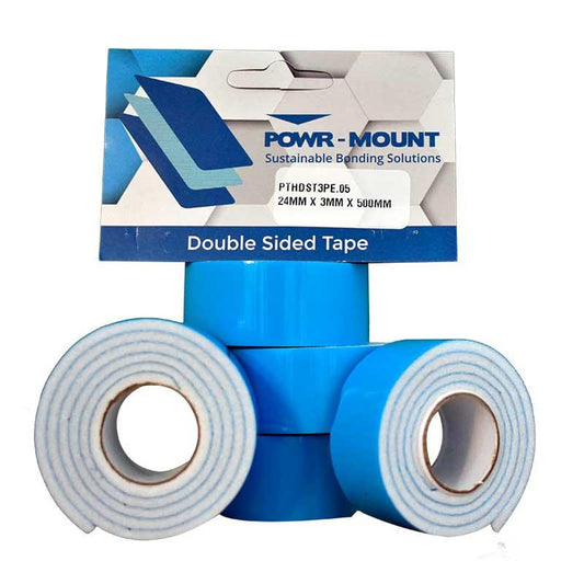 Mounting Tape 3mm x 24mm x 500mm P/P PTH 5 Pack - Premium Tape from POWR - Just R 75! Shop now at Securadeal