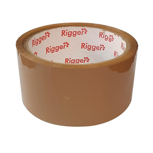Packaging Buff Tape 48mm x 40mt - Premium Packing Tape from Rigger - Just R 12! Shop now at Securadeal
