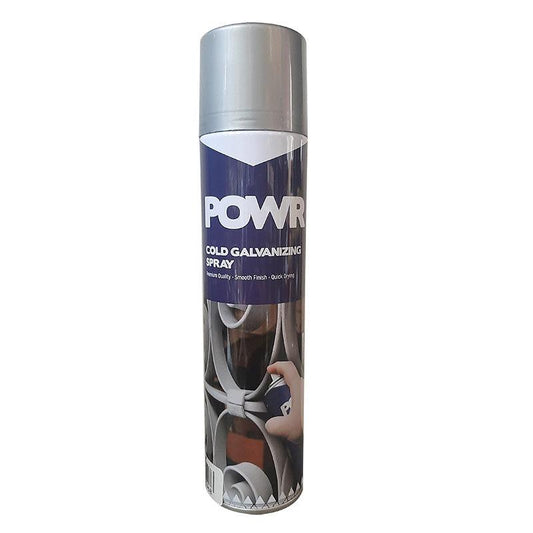 Powr Cold Zinc Galvanising Spray Paint 300ml - Premium Spray Paint from POWR - Just R 53! Shop now at Securadeal