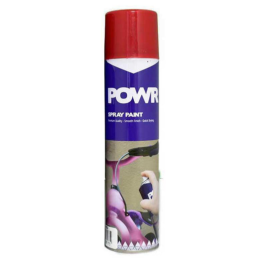 POWR Heat Resistant Spray Paint Red 300ml - Premium Spray Paint from POWR - Just R 58! Shop now at Securadeal