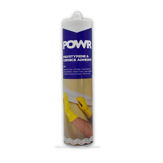 Powr Polystyrene and Cornice Adhesive Cartridge 280mm - Premium Hardware Glue & Adhesives from POWR - Just R 29! Shop now at Securadeal