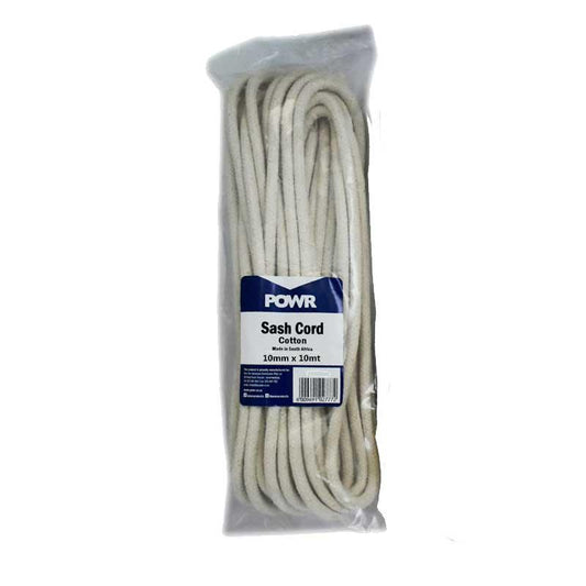 POWR Sash Cord Hanks 10mm x 10M - Premium Hardware from POWR - Just R 73! Shop now at Securadeal
