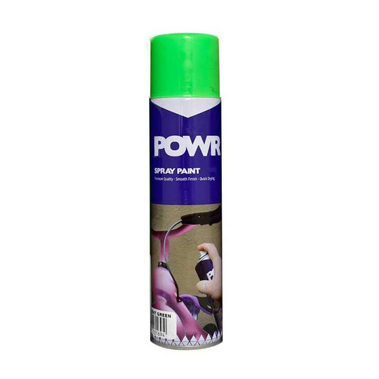 POWR Spray Paint Fluorescent Green 300ml - Premium Spray Paint from POWR - Just R 47! Shop now at Securadeal