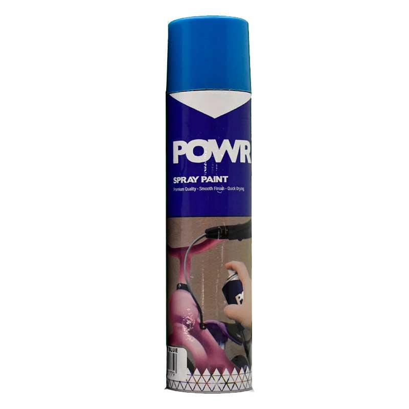 Powr Spray Paint STD 300ml Tin Blue Navy - Premium Spray Paint from POWR - Just R 41.70! Shop now at Securadeal