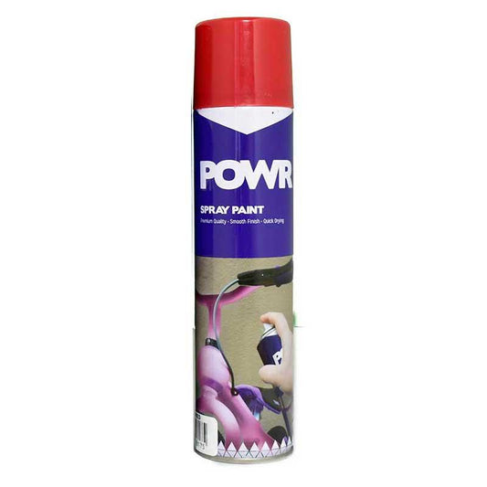 POWR Spray Paint STD 300ml Tin Signal Red - Premium Spray Paint from POWR - Just R 41.70! Shop now at Securadeal