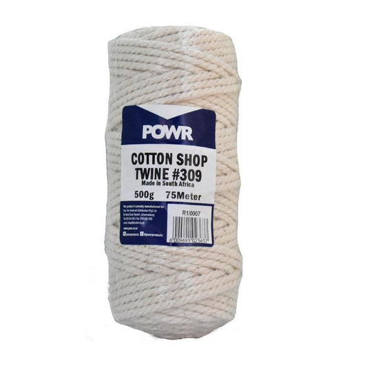 POWR Twine Cotton Shop (309RL) 500g - Premium Hardware from POWR - Just R 56! Shop now at Securadeal