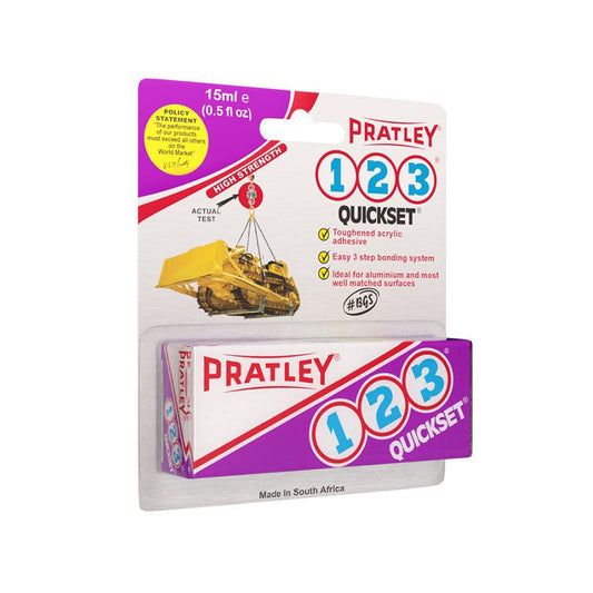 PRATLEY Adhesive Epoxy 1-2-3 Quickset 15ml - Premium Hardware from Pratley - Just R 69! Shop now at Securadeal