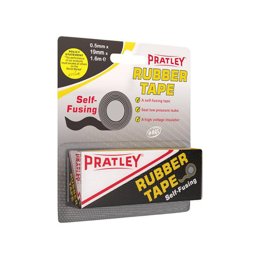PRATLEY Adhesive Rubber Tape Self Fusing 19mmx1.6m - Premium Tape from Pratley - Just R 64! Shop now at Securadeal