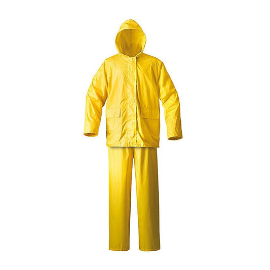 Rubberized Rain Suit Yellow 2 Piece (Large) - Premium Rain Coat from Pioneer Safety - Just R 142! Shop now at Securadeal