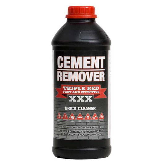TRIPLE RED Cement Remover 1 Litre - Premium Cleaning Products from Triple Red - Just R 37! Shop now at Securadeal
