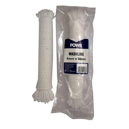 Wash Line Nylon 4mm x 30mt - Premium Ropes & Hardware Cable from POWR - Just R 35! Shop now at Securadeal